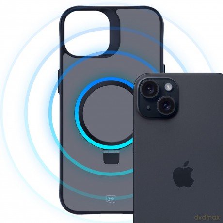 Etui do Apple iPhone 15 - 3mk Smoke Case Mag&Stand