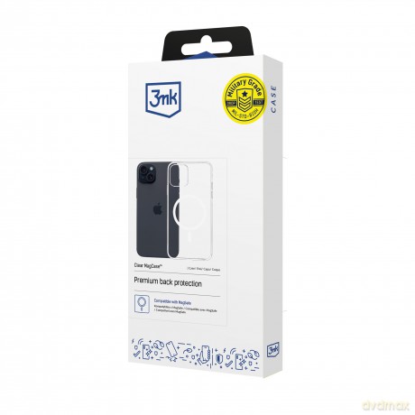 Etui do Apple iPhone 15 Plus - 3mk Clear MagCase