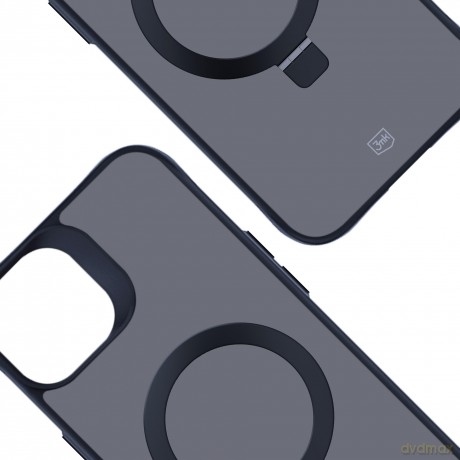 Etui do Apple iPhone 15 plus - 3mk Smoke Case Mag&Stand