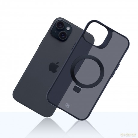 Etui do Apple iPhone 15 plus - 3mk Smoke Case Mag&Stand