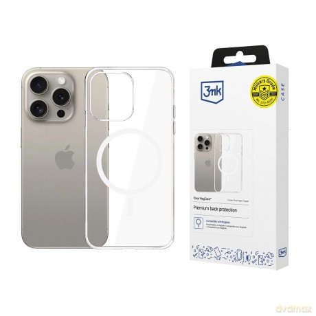 Etui do Apple iPhone 15 Pro - 3mk Clear MagCase