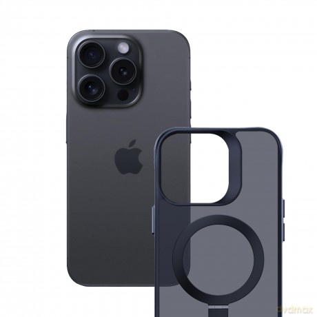 Etui do Apple iPhone 15 pro - 3mk Smoke Case Mag&Stand