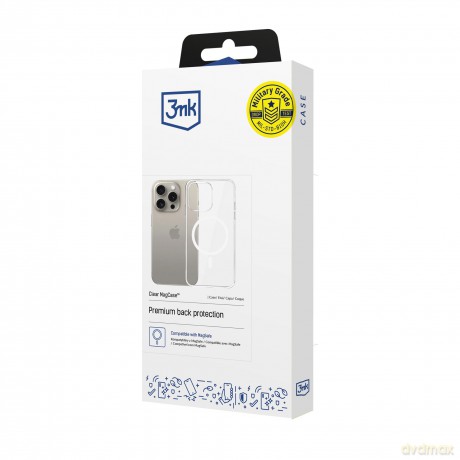 Etui do Apple iPhone 15 Pro Max - 3mk Clear MagCase
