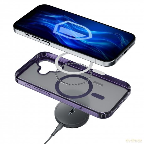 Etui do Apple iPhone 16 - 3mk Frosty MagCase Purple
