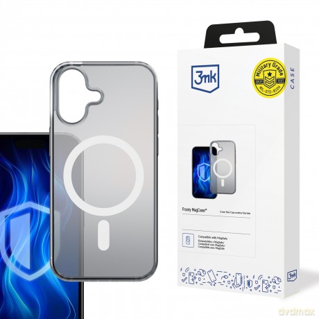 Etui do Apple iPhone 16 - 3mk Frosty MagCase White