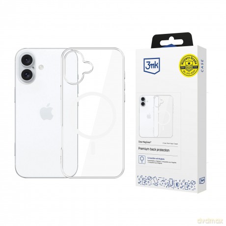 Etui do Apple iPhone 16 Plus - 3mk Clear MagCase