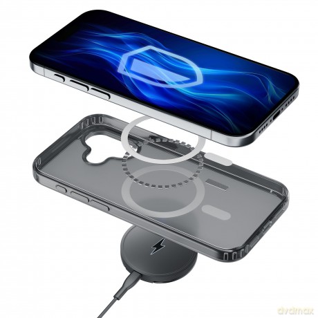Apple iPhone 16 Plus - 3mk Frosty MagCase Black