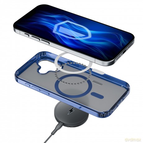 Etui do Apple iPhone 16 Plus - 3mk Frosty MagCase Blue
