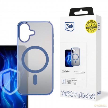 Etui do Apple iPhone 16 Plus - 3mk Frosty MagCase Blue