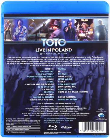 Toto: 35th Anniversary Tour - Live In Poland [Blu-Ray]