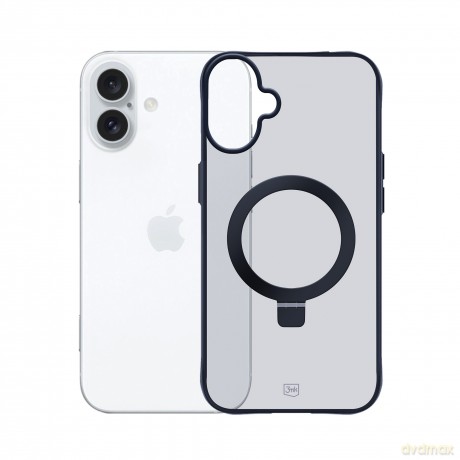 Etui do Apple iPhone 16 plus - 3mk Smoke Case Mag&Stand