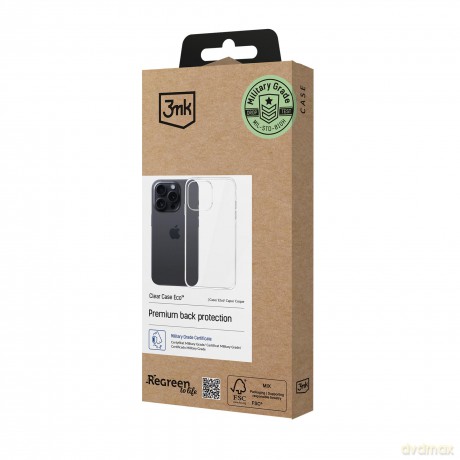 Etui do Apple iPhone 16 pro - 3mk Clear Case Eco GRS CU 1304127