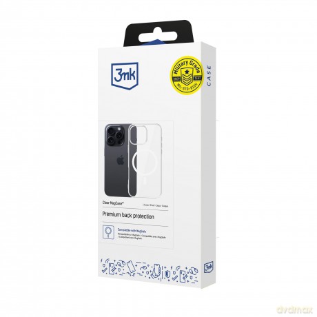 Etui do Apple iPhone 16 Pro - 3mk Clear MagCase