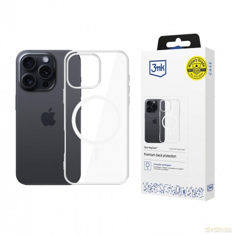 Etui do Apple iPhone 16 Pro - 3mk Clear MagCase