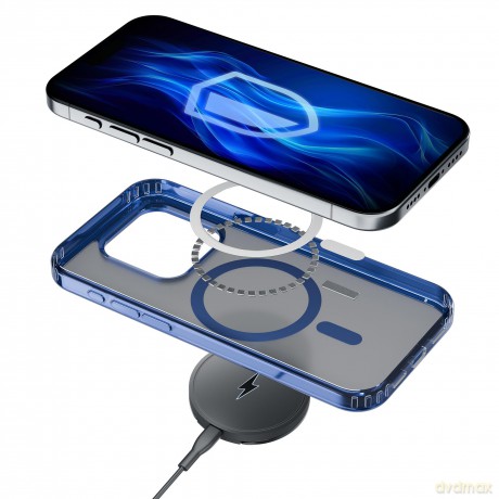 Etui do Apple iPhone 16 Pro - 3mk Frosty MagCase Blue