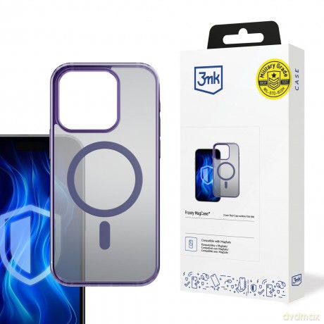 Etui do Apple iPhone 16 Pro - 3mk Frosty MagCase Purple