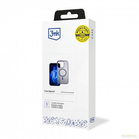 Etui do Apple iPhone 16 Pro - 3mk Frosty MagCase Purple