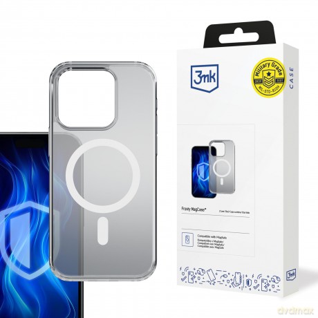 Etui do Apple iPhone 16 Pro - 3mk Frosty MagCase White