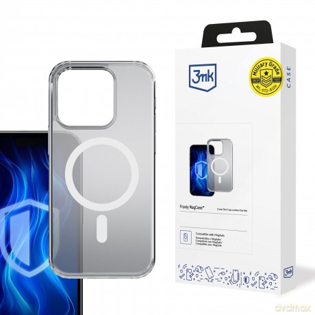 Etui do Apple iPhone 16 Pro - 3mk Frosty MagCase White