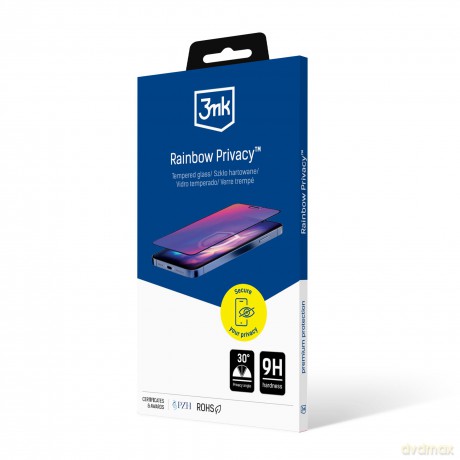 Folia prywatyzująca do Apple iPhone 16 Pro - 3mk Rainbow Privacy