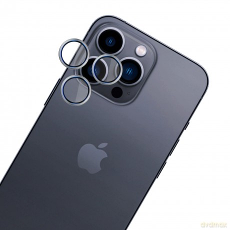 Apple iPhone 16 Pro /16 Pro Max- HARDY Lens Protection Pro Titanium Silver