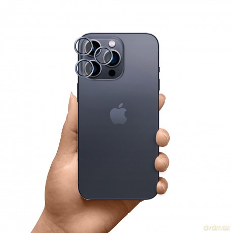 Apple iPhone 16 Pro /16 Pro Max- HARDY Lens Protection Pro Titanium Silver