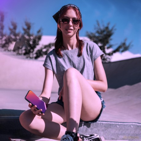 Folia Prywatyzująca do Apple iPhone 16 Pro Max - 3mk Rainbow Privacy