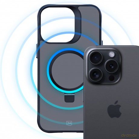 Etui do Apple iPhone 16 pro max - 3mk Smoke Case Mag&Stand