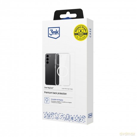 Etui do Samsung Galaxy S23 5G - 3mk Clear MagCase