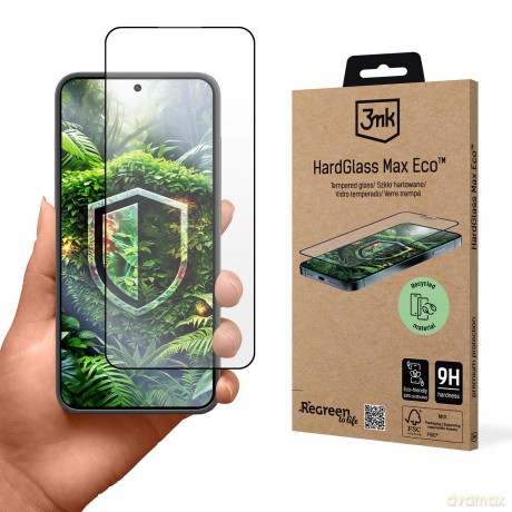 Szkło Hartowane do Samsung Galaxy S24 - 3mk HardGlass Max Eco GRS CU 1304127
