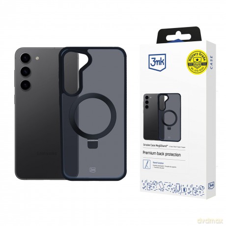 Etui do Samsung Galaxy S24 - 3mk Smoke Case Mag&Stand