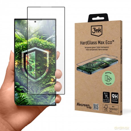 Szkło Hartowane do Samsung Galaxy S24 Ultra - 3mk HardGlass Max Eco GRS CU 1304127