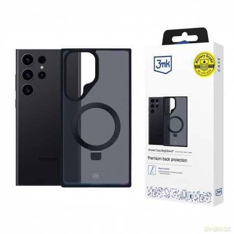 Etui do Samsung Galaxy S24 ultra - 3mk Smoke Case Mag&Stand