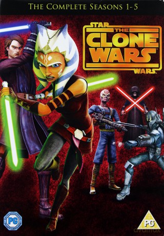Gwiezdne Wojny Clone Wars Season 1-5 (Gwiezdne Wojny Wojny Klonów Sezon 1-5) (Star Wars) [22DVD]