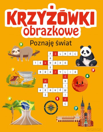 Poznaję świat. Krzyżówki obrazkowe [KSIĄŻKA]