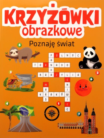 Poznaję świat. Krzyżówki obrazkowe [KSIĄŻKA]