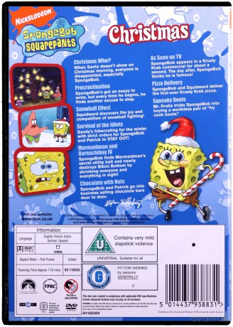 Spongebob Squarepants Christmas (SpongeBob Kanciastoporty) [DVD]