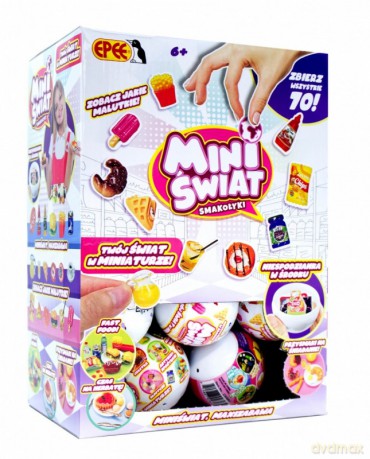 Mini Świat Smakołyki kapsuła DISPLAY 24 sztuki [FIGURKA]