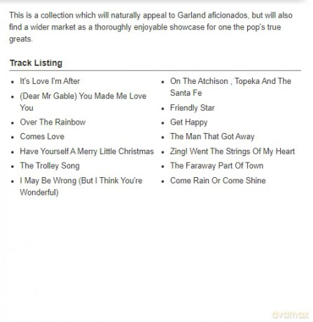 Judy Garland: A Celebration Classic & Collectable [Winyl]