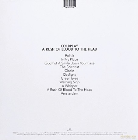 Coldplay: A Rush Of Blood To The Head [Winyl]