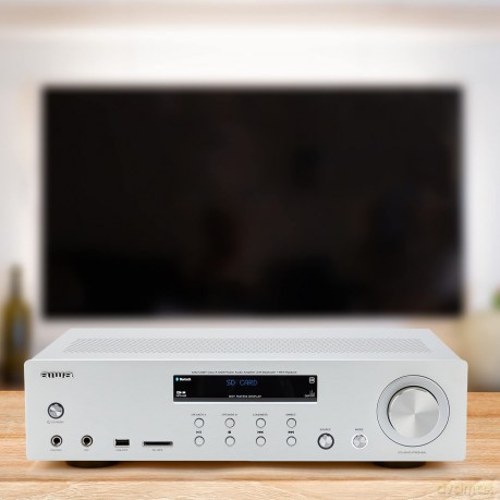 Aiwa: Aiwa Hi-Fi Amplifier AMU-120BTSL (Silver)