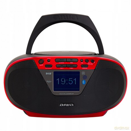 Aiwa: Aiwa Portable BoomBox (CD/DAB+/MP3/BT Player) Red