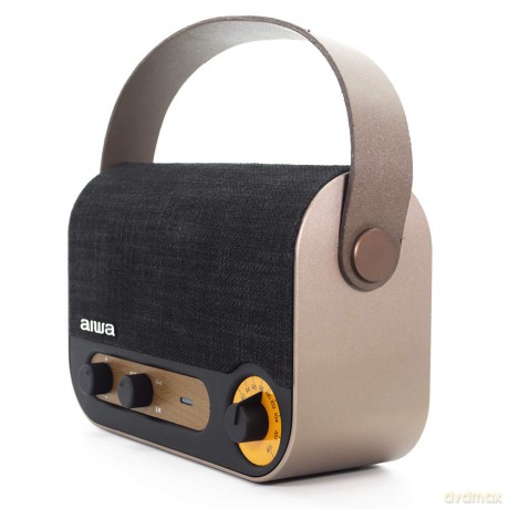 Aiwa: Aiwa Vintage Style Portable Radio & Speaker (FM/USB/AUX/BT)