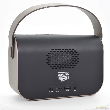 Aiwa: Aiwa Vintage Style Portable Radio & Speaker (FM/USB/AUX/BT)