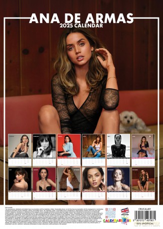 Ana De Armas: Ana De Armas 2025 Calendar [KALENDARZ]