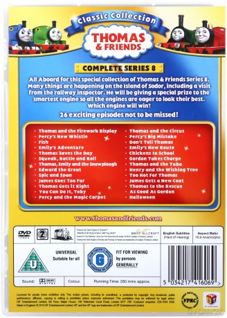 Thomas and Friends Classic Collection Series 8 [DVD]