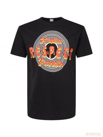 Aretha Franklin: Aretha Franklin - Respect Amplified Vintage Black Small T Shirt