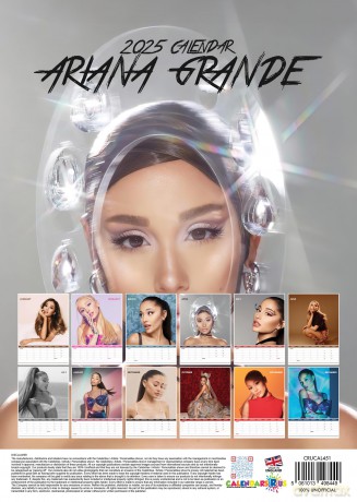 Ariana Grande: Ariana Grande 2025 Calendar [KALENDARZ]