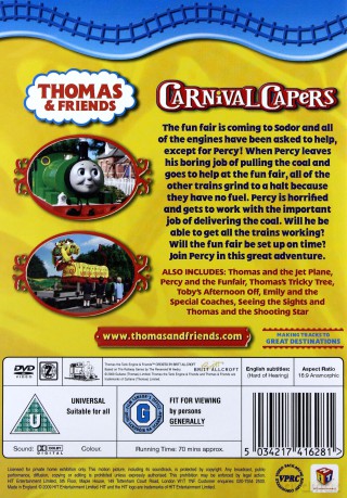 Thomas And Friends Carnival Capers [DVD]