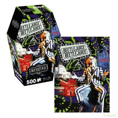 Beetlejuice: Beetlejuice Coffin Box 500 Piece Jigsaw Puzzle [PUZZLE]